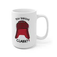 National Lampoon Mug, You Serious Clark, Christmas Mug, Hot Cocoa Mug, Christmas Movie Mug, Funny Christmas Mug, Stocking Stuffer, Plaid Mug