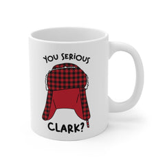 National Lampoon Mug, You Serious Clark, Christmas Mug, Hot Cocoa Mug, Christmas Movie Mug, Funny Christmas Mug, Stocking Stuffer, Plaid Mug