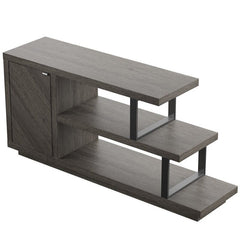 Dark Gray TV Stand for TVs up to 50" Adjustable Shelving for Remotes, Gaming Controllers, Throws, and Other Must-Haves