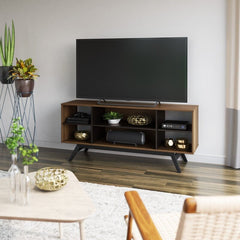 TV Stand for TVs up to 65" Perfect Spot For your Cable Box, Audio or Av Components, and Other Entertainment Accessories