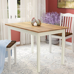 Reagan 45'' Pine Solid Wood Dining Table Sized to Seat four, this Compact Dining Table is the Perfect Pick for Cozy eat-in Kitchens