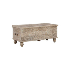 Amirah Wood Flip Top Storage Bench Bring Boho-chic Style to your Space with this Ornate Storage Bench Crafted of Solid Wood