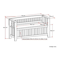 Seo Solid Wood Flip Top Storage Bench We Designed our Solid Wood Storage Bench to Make a Great First Impression, This Functional, Stylish