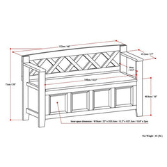 Black Flip top Storage Bench The Storage Bench, Made From Solid Wood, Allows Your Inner Designer to Shine Through "Form Follows Function"