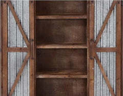 Rustic Brown Barn Door Cabinet, Wood Storage Solutions Perfect Rustic Touch to Any Room Should Not Only Be Functional, But Fashionable