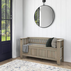 Solid Wood Flip Top Storage Bench Storage and Seating for your Entryway or Mudroom Stylish, and Durable Bench