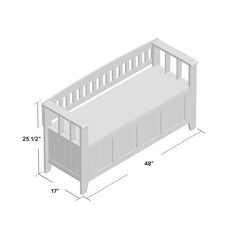 Solid Wood Flip Top Storage Bench Storage and Seating for your Entryway or Mudroom Stylish, and Durable Bench