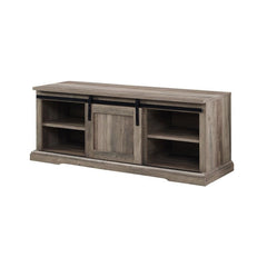 Gray Wash Chatham Square Shoe Storage Bench Two Adjustable Shelves and One Fixed Shelf Are Each Perched Inside their Own Storage Compartment