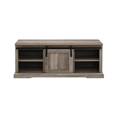 Gray Wash Chatham Square Shoe Storage Bench Two Adjustable Shelves and One Fixed Shelf Are Each Perched Inside their Own Storage Compartment