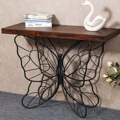 Console Table Perfect Touch to your Entrance The Butterfly Accent Console Table is Ideal for Any Entryway or Living Space