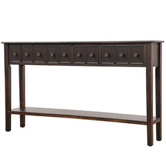 Console Table Two-Drawer Sizes for Storage Convenience this Side Console Table Features Two Small Drawers and Two Bigger Drawers