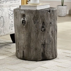 Weathered Gray Tree Stump End Table for your Indoor or Outdoor Living Space Should Reflect your Personality and Style to Any Setting