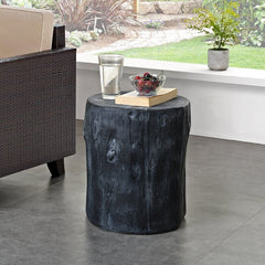 Black Tree Stump End Table for your Indoor or Outdoor Living Space Should Reflect your Personality and Style to Any Setting