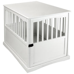 Pet Crate Crate Functions Both As An End Table and A Safe Place for Your Furry Friend to Rest When You're Out