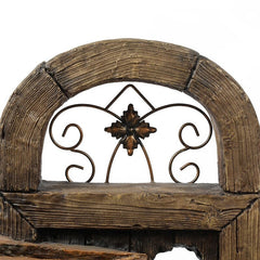 Resin Arch Window Baskets Outdoor Fountain Give your Garden or Patio A Rustic Touch with this Farmhouse Themed Outdoor Polyresin Fountain