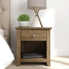 Knotty Oak Nightstand is Suitable to Place with your Alarm Clock and Dazzling Lamp Storage for you To Keep Bedside