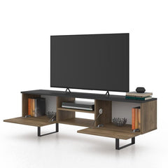 Brown TV Stand for TVs up to 75" For Living Room and Entertainment Areas Perfect for your Tv Stand