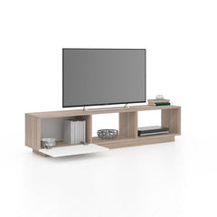 Gray/White Bruckner TV Stand for TVs up to 85" TV Stand Brings Plenty Of Essential Storage and A Sleek Design To your Living Room or Bedroom