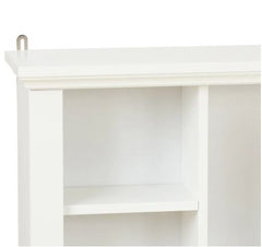 White Engineered Wood Bathroom Single Door Storage Wall Cabinet