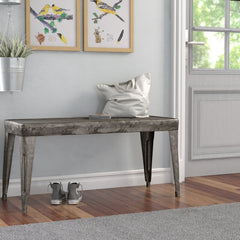 Indoor Abhainn Metal Bench Main Material Metal