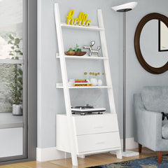 Ladder Bookcase Contemporary Design To your Space with this Ladder Bookcase Three Open Shelves