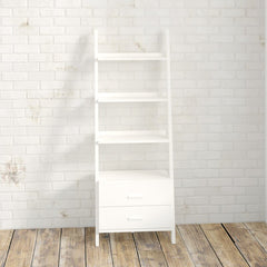 Ladder Bookcase Contemporary Design To your Space with this Ladder Bookcase Three Open Shelves