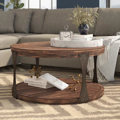 Coffee Table Reclaimed Wood Planks Come Awash in a Warm Bourbon Finish