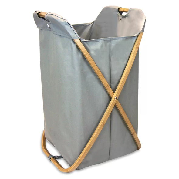 Bamboo Laundry Hamper Bamboo Canvas Frame for Modern and Elegant Design