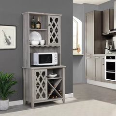 Bar Cabinet Brings An Array of Storage Options to your Dining Room or Kitchen