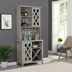 Bar Cabinet Brings An Array of Storage Options to your Dining Room or Kitchen