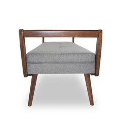 Burgan Upholstered Bench Sturdy Solid Wood Frame