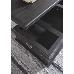 Coffee Table Raise the Living Room On Bohemian-Chic Style Lift-Top Storage Trunk