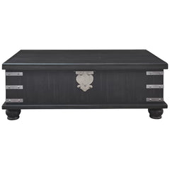 Coffee Table Raise the Living Room On Bohemian-Chic Style Lift-Top Storage Trunk