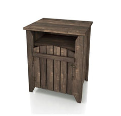 Rustic Oak 20-inch 1-shelf Side Table Great for Living Room Bedroom