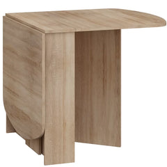 Natural Oak Clarabelle Dining Table Particleboard Solid Oak and Veneered Oak