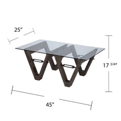 Coffee Table Add A Rustic Feel To Your Home Glass Tabletop