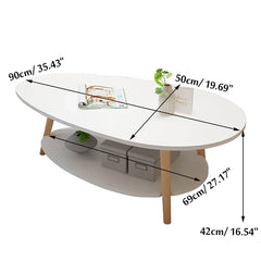 Coffee Table Simple Design & Double Layer Indoor Design