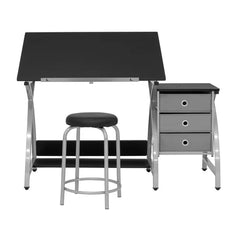 Drafting Table Provides A Comfortable Workspace Adjustable Up To 40 Degrees