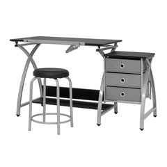 Drafting Table Provides A Comfortable Workspace Adjustable Up To 40 Degrees