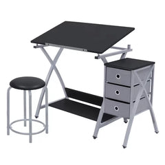 Drafting Table Provides A Comfortable Workspace Adjustable Up To 40 Degrees