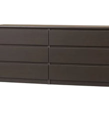 Coffee Kepner 6 Drawer 60.55'' W Double Dresser Clean-lined Silhouette and Neutral