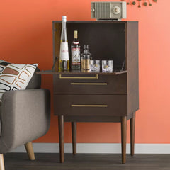 Dawne Bar Cabinet Modern and Contemporary Aesthetics Perfect for Living Room