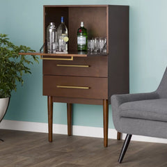 Dawne Bar Cabinet Modern and Contemporary Aesthetics Perfect for Living Room