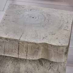 Concrete Side Table Offers Lasting Durability and A Unique Look Z Shape