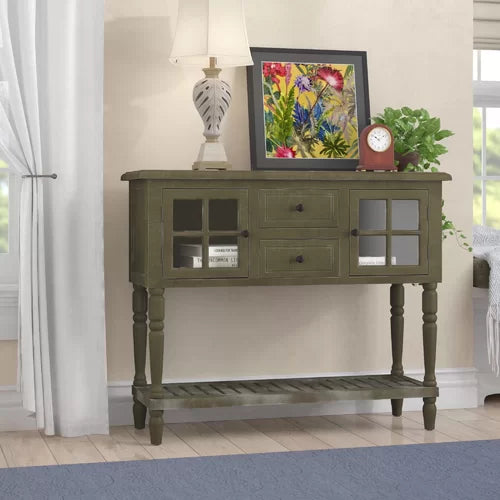 Decarlo 42'' Console Table Adds Charm to your Living Space Perfect for Organize