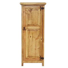 Devitt Cabinet Armoire All Pine Wood with Beautiful Wrought