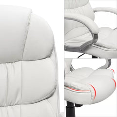 White Enosburg Executive Chair Ergonomic High Back Office Chair Design