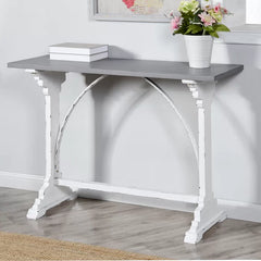 Distressed Finish Enrique 44'' Solid Wood Console Table