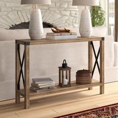 Enzo 46'' Console Table Clean Lined Rectangular Silhouette