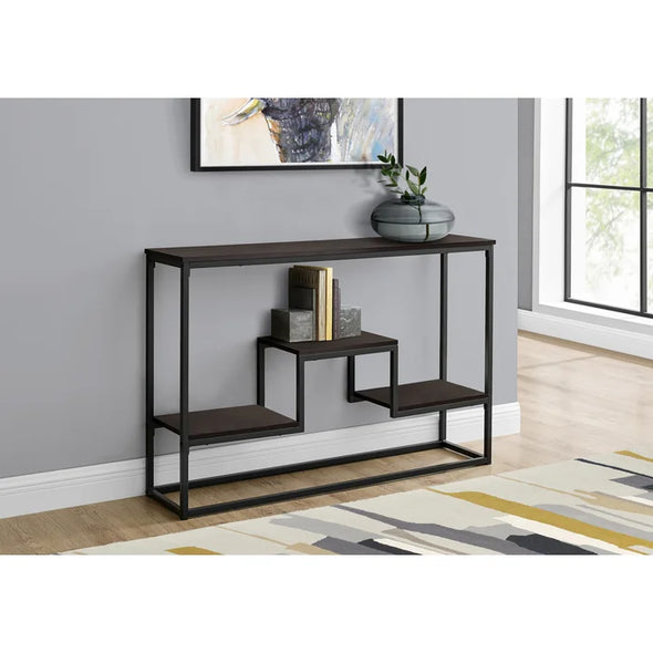 Estavan 48'' Contemporary Console Table Multi-Tier Shelving